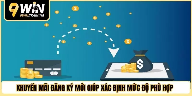Khuyến mãi đăng ký mới giúp xác định mức độ phù hợp